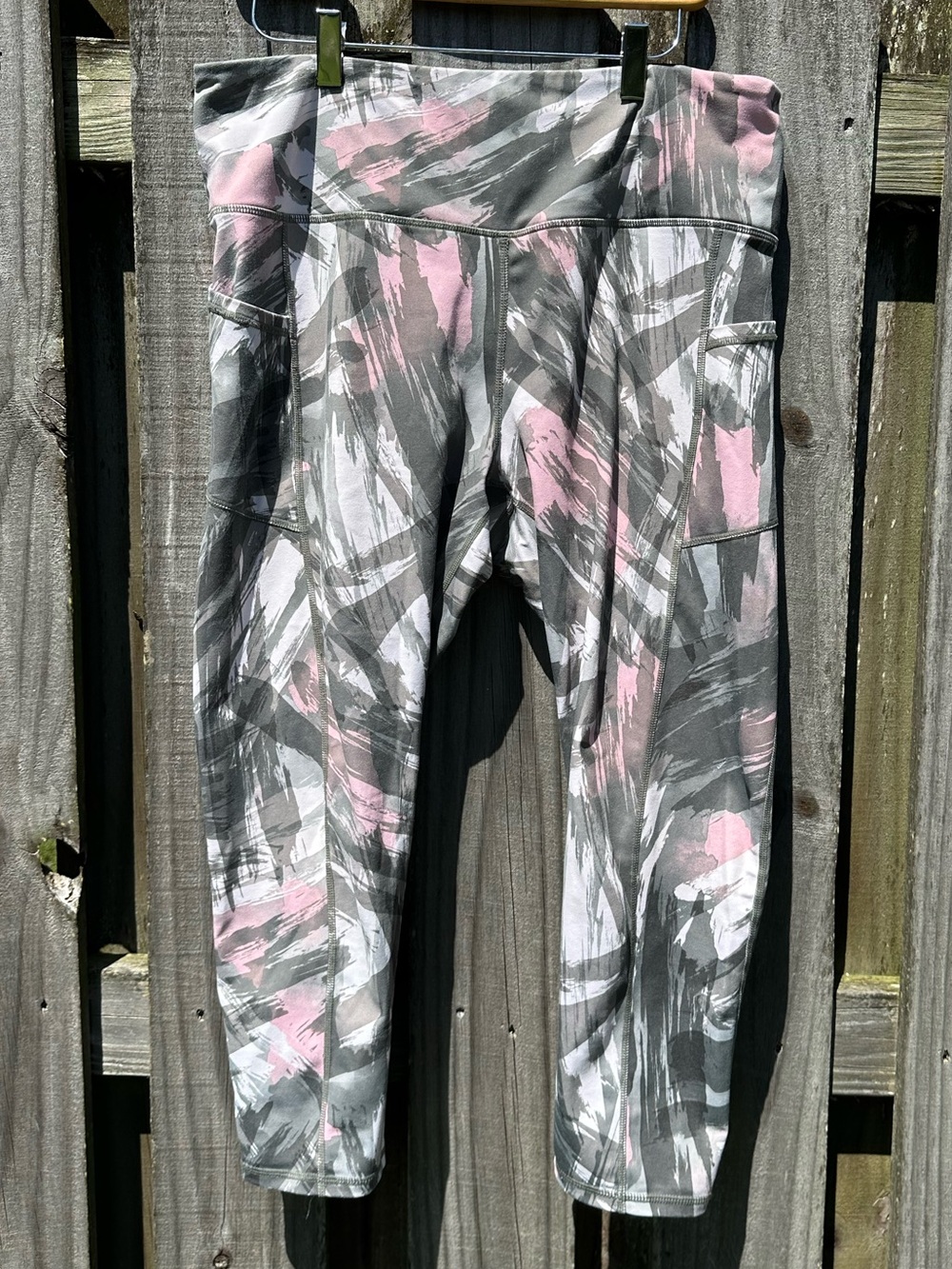 Gaiam Women's High Waisted Capri Yoga Pants - High Rise Compression Workout